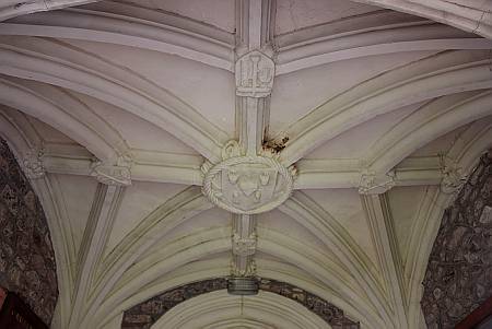Cheriton Fitzpaine - Porch Vaulting Detail